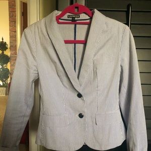 Pinstriped Blazer